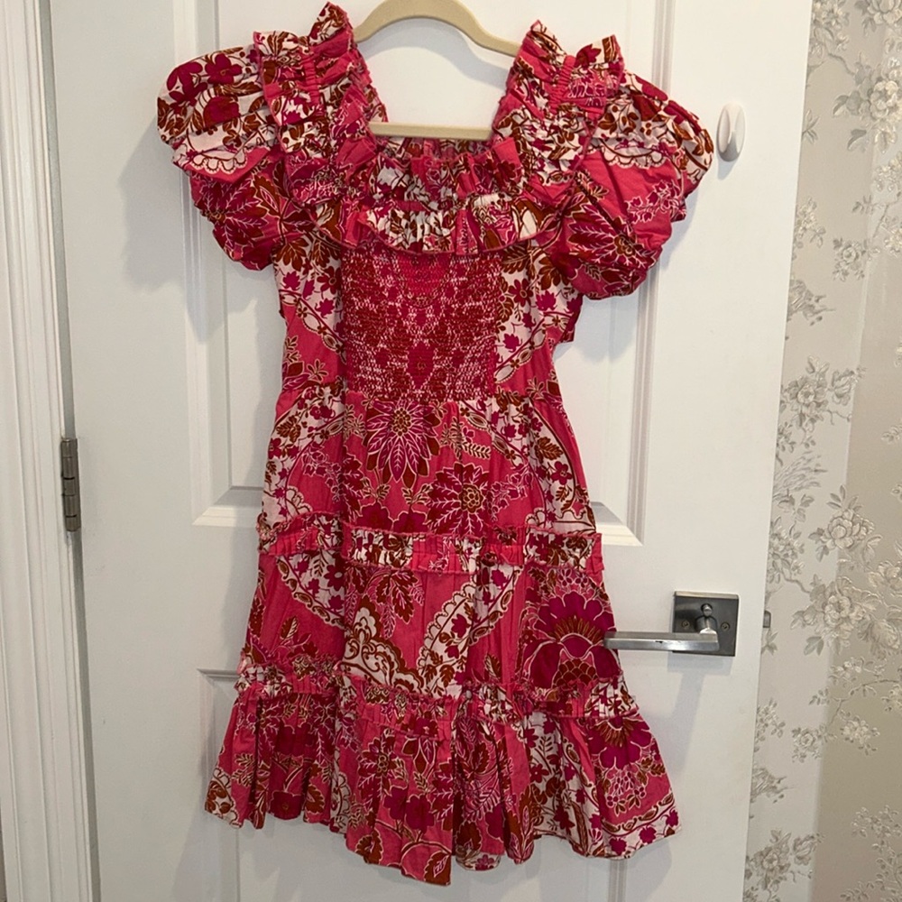 love the label pink dress